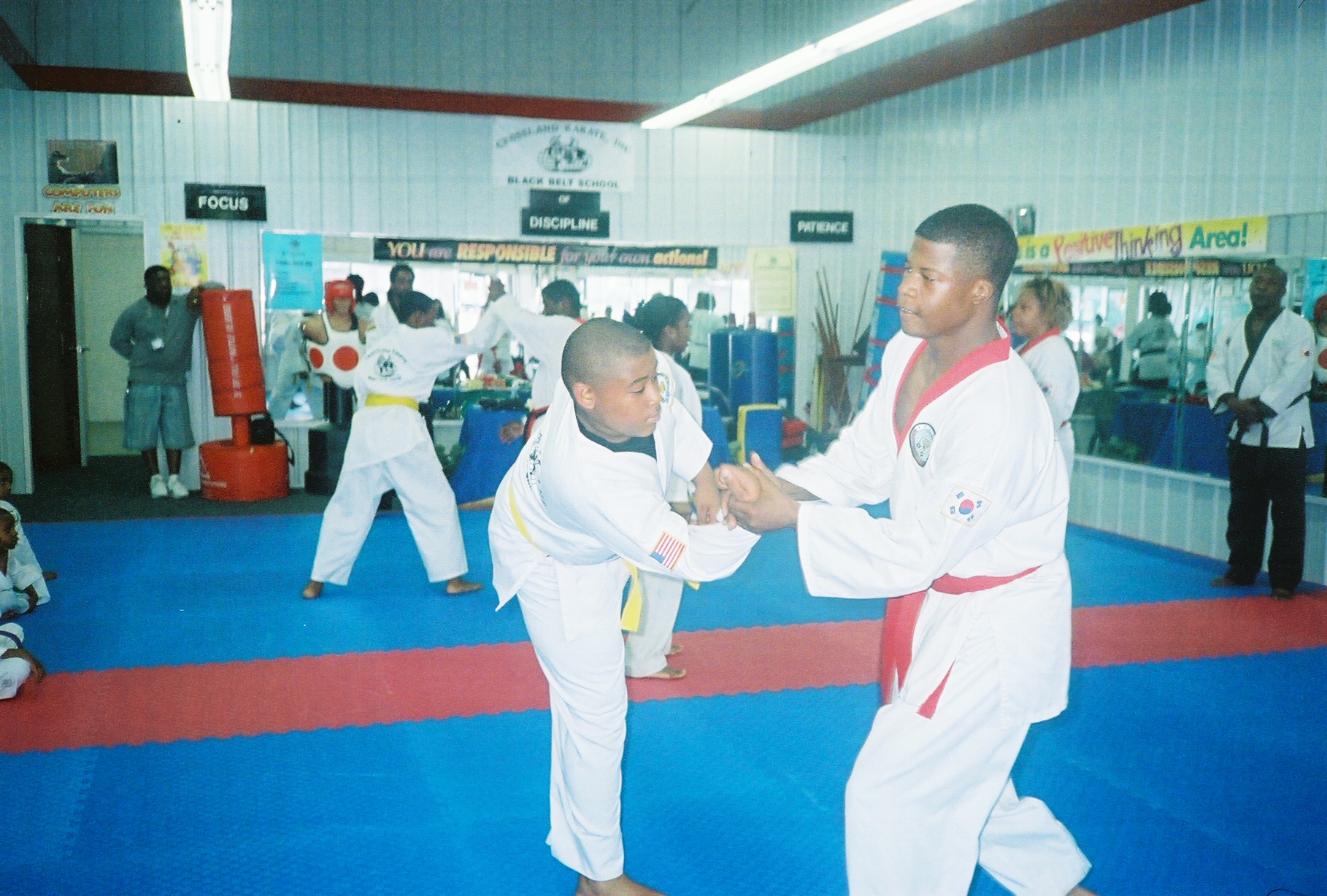 Sakou and Micheal hand-to-hand combat
